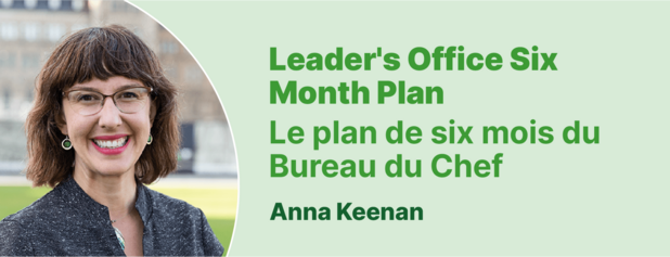 Anna Keenan&#39;s Leader&#39;s Office Six Month Plan