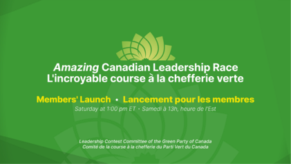 Amazing Canadian Leadership Race - Members' Launch