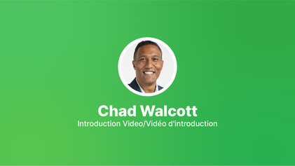 Introduction video from Chad Walcott